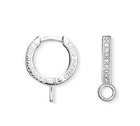 Thomas Sabo Damen Einzel Single Creole Clipverschluss Charm Club 925 Sterling Silber H2010-051-14