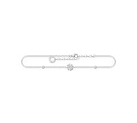 THOMAS SABO Damen Fußkette Kleeblatt Zirkonia 925 Sterlingsilber AK0023-051-14-L27v