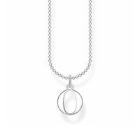 Thomas Sabo Damen Halskette Buchstabe O silber 925 Sterlingsilber, 38-45 cm Länge