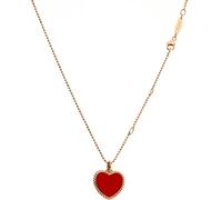 THOMAS SABO Damen Halskette Love mit Herz Emaille 925 Sterling Silber AIR-KE1743-109-10