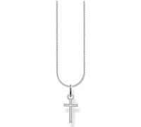 Thomas Sabo SCKE150301 Kette mit Anhänger Damen Kreuz Silber - 38-42 cm