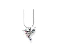 Thomas Sabo SCKE150288 Kette mit Anhänger Damen Bunter Kolibri Silber - 38-42 cm