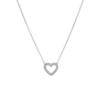 Thomas Sabo - SCKE150166 - Kette, längenverstellbar 42 cm mit Anhänger - Herz offen - 925 Sterling Silber, Zirkonia weiß