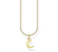 Thomas Sabo Damen Halskette Mond gold 925 Sterlingsilber, 38-45 cm Länge
