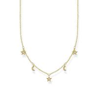 Thomas Sabo Charming Collection - KE2074-414-14-L45v - kosmischen Look - Kette - 40-42,5-45 cm - Silber - Gelbgold