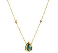 THOMAS SABO Damen-Kette Elyndra Grüner Stein KE2331-971-6-L50V