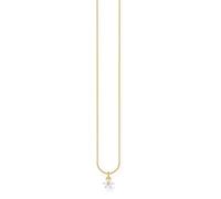 Thomas Sabo Halskette - Blume Weiße Steine - KE2103-414-14-L45V gold gold