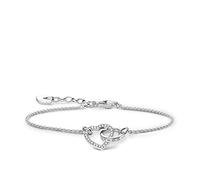 Thomas Sabo Damen Kette Herz Anhänger Zirkonia 925 Sterling Silber KE1554-051-14-L45v