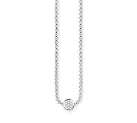 Thomas Sabo Damen Kette Kreis Diamant 925 Sterling Silber Diamant D_KE0003-725-14-L45v