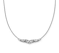 Thomas Sabo Damen-Kette mit Anhänger Rebel at heart Halskette Silber vergoldet 50 cm - KE1569-637-21-L50v