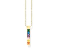 Thomas Sabo KE2113-971-7-L45V - Kette - Sterling Silber verg. Gelbgold - Rainbow - Regenbogen - 45 cm