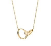 THOMAS SABO Damen-Kette Together Vergoldet mit Zirkonia KE2378-M01-14-L45V