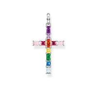 Thomas Sabo Schmuck PE939-073-7 Anhänger Kreuz mit Bunten Steinen