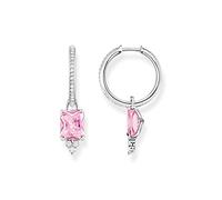 Thomas Sabo CR672-051-9 Creolen - Silber + Zirkonia - pink - Oktagon