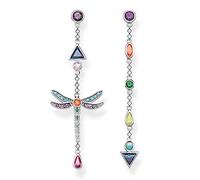 Thomas Sabo Damen Ohrringe Libelle Bunt 925 Sterling Silber H2033-313-7