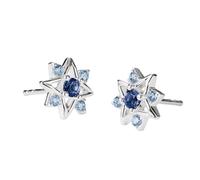 Thomas Sabo Damen-Ohrstecker Silber Stern mit blauen Steinen H2380-166-1