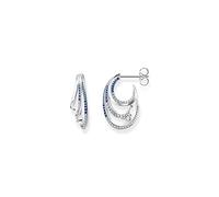Thomas Sabo Damen Ohrstecker Welle in der Farbe Silber aus 925 Sterlingsilber mit Zirkonia, Größe: 32x18mm, H2230-644-1