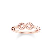 THOMAS SABO Damen-Ring 925 Silber Diamant (0.05 ct) weiß Gr. 54 (17.2) - D_TR0001-923-14-54