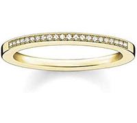 THOMAS SABO Damen-Ring 925 Silber Diamant (0.05 ct) weiß Gr. 54 (17.2) - D_TR0006-924-14-54