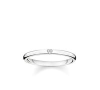 THOMAS SABO Damen-Ring 925 Sterling Silber Diamant Pavè weiß Gr. 52 (16.6) D_TR0016-725-14-52