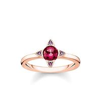 Thomas Sabo Damen-Ring Farbige Steine rosé 925 Sterlingsilber roségold vergoldet TR2263-540-10-54