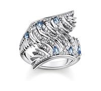Thomas Sabo TR2409-644-1 Damen-Ring Phönix-Flügel Blaue Steine 56/17.8