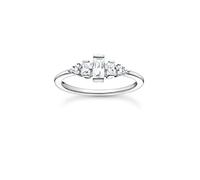 THOMAS SABO Damen Ring weiße Steine 925 Sterlingsilber TR2347-051-14-56