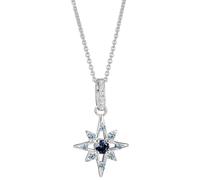 THOMAS SABO Damencollier Silber Stern mit blauen Steinen KE2394-166-1-L50