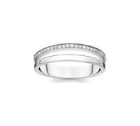 Thomas Sabo TR2316-051-14 Ring Damen Doppel Weiße Steine Silber Gr. 52