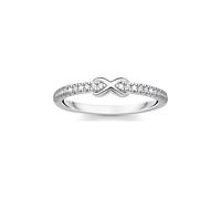 Thomas Sabo Ring Infinity mit weißen Steinen silber weiß TR2322-051-14-52