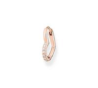 Thomas Sabo Creole CR693-416-14 Einzel Herz weiße Steine 925 Sterlingsilber 750 Roségold Vergoldung