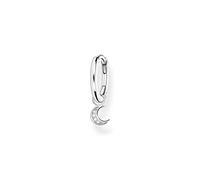 THOMAS SABO Einzel Creole mit Mond Anhänger silber 925 Sterlingsilber