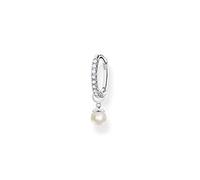 Thomas Sabo Einzel-Creole CR702-167-14 925er Sterlingsilber Perle Zirkonia Damen