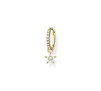 Thomas Sabo Einzel Creole mit Stern Anhänger 925 Sterling Silber CR707