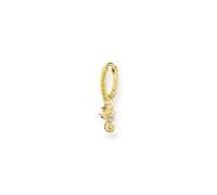 Thomas Sabo Creole 1 Stück CR698-414-14 Sterling Silber - vergoldet Gelbgold - Zirkonia