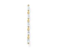 Thomas Sabo Charming 1 Stück Ohrring - H2184-414-14 - Sterling Silber - verg. Gelbgold + Zirkonia weiß