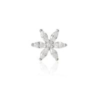 Thomas Sabo Ohrstecker - Blume Weiße Steine - H2196-051-14 silber silber