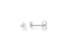 Thomas Sabo Einzel Ohrstecker weiße Steine silber weiß H2138-051-14