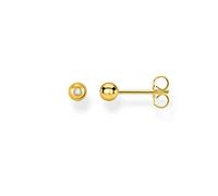 Thomas Sabo Charming Collection - H2130-414-14 - 1 Stück Ohrstecker - Ohrring - Silber - Gelbgold - Zirkonia - Klar
