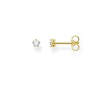Thomas Sabo Charming Collection - H2135-414-14 - 1 Stück Ohrstecker - Ohrring - Silber - Gelbgold - Zirkonia - Klar