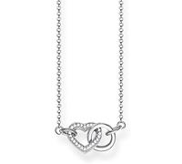 Thomas Sabo Damen Kette Herz Kreis Zirkonia 925 Sterling Silber KE1643-051-14-L45v