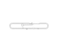 Thomas Sabo Fußkette mit Herzen und weiße Steine 925 Silber AK0040-051-14