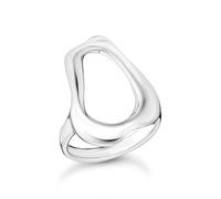 THOMAS SABO Gewellter Silberring, Größe 52
