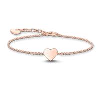 Thomas Sabo Gravur Armband - HERZ A2044-415-40-L19V Silber verg. Roségold - 16-19 cm