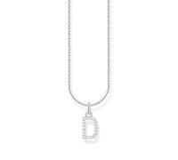 Thomas Sabo Kette KE2243-051-14-L45V mit Buchstaben-Anhänger D 925er Sterlingsilber Damen