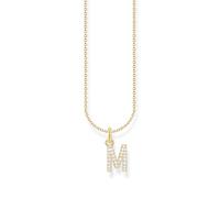 THOMAS SABO Halskette Buchstabe 925 Sterling Silber mit Zirkonia KE2240 - KE2265