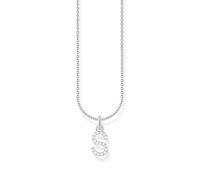 THOMAS SABO Halskette Buchstabe 925 Sterling Silber mit Zirkonia KE2240 - KE2265