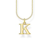 THOMAS SABO Halskette Buchstabe K vergoldetes Silber KE2020-413-39