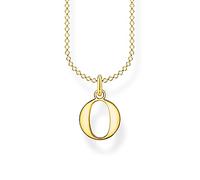 THOMAS SABO Halskette Buchstabe O vergoldetes Silber KE2024-413-39