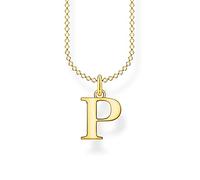THOMAS SABO Halskette Buchstabe P vergoldetes Silber KE2025-413-39